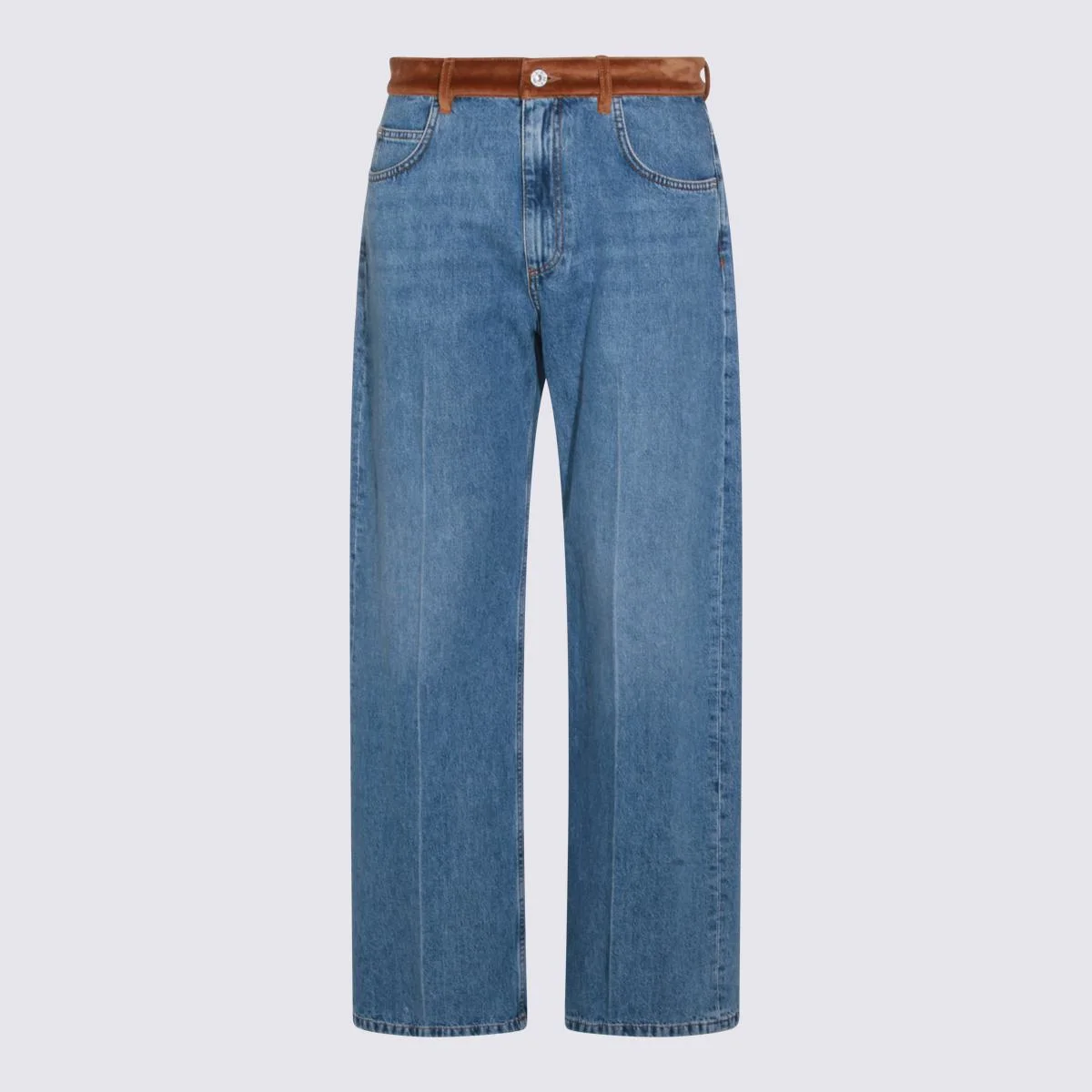 Marni Blue Cotton Jeans - 1