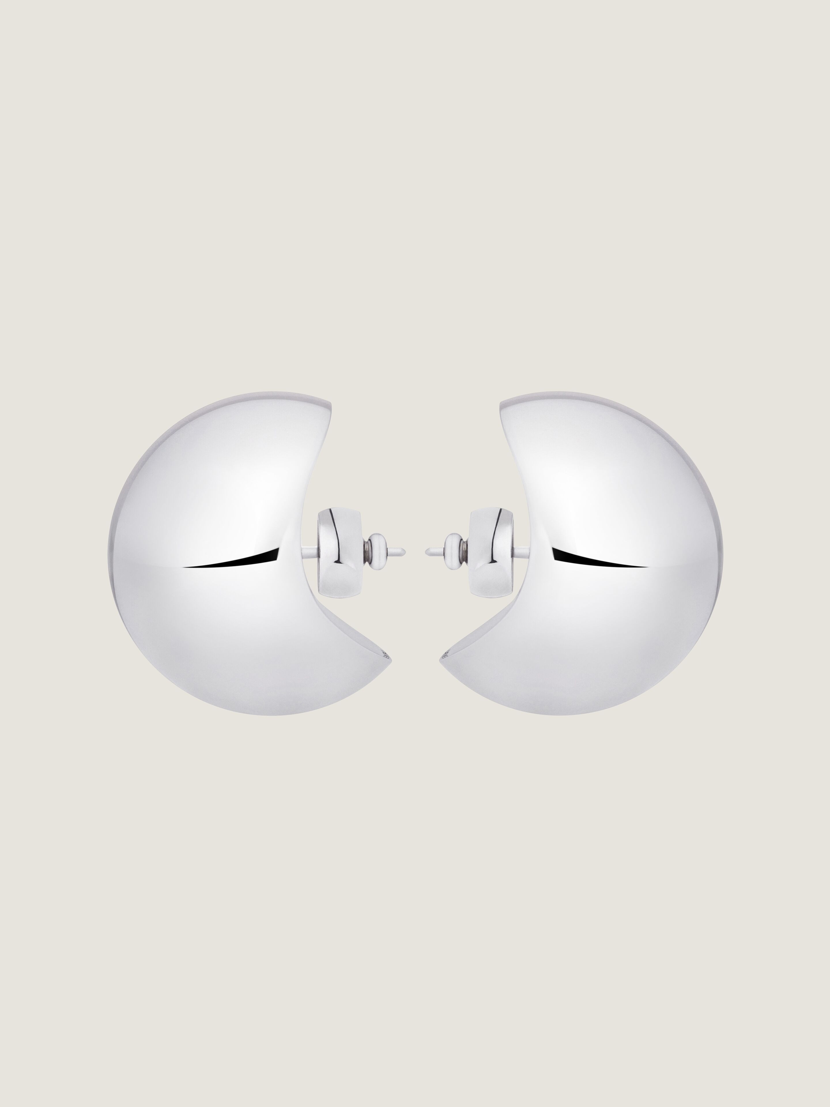 CURVE EARRINGS IN METAL - 3