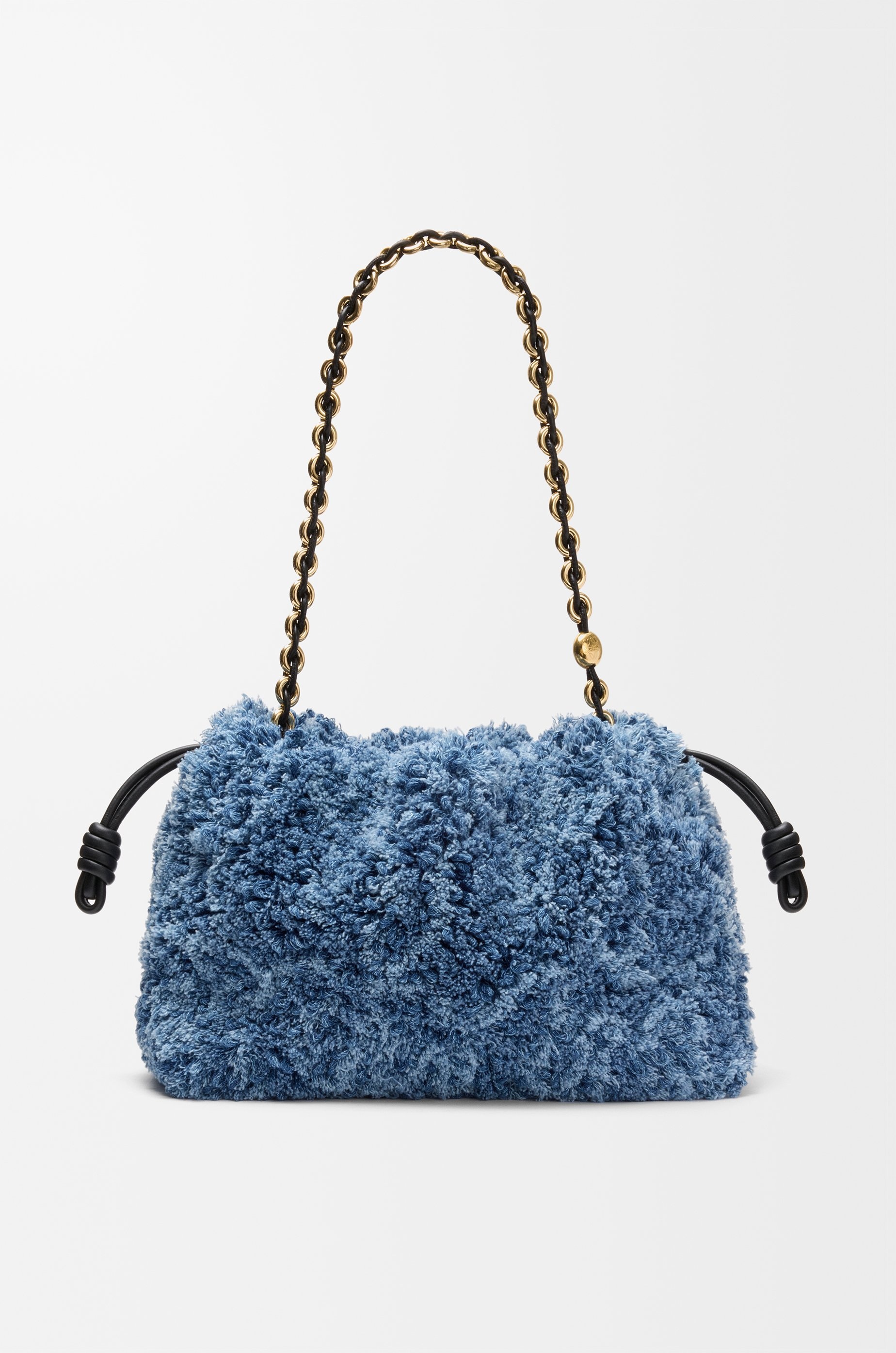 Medium Flamenco purse in denim - 8