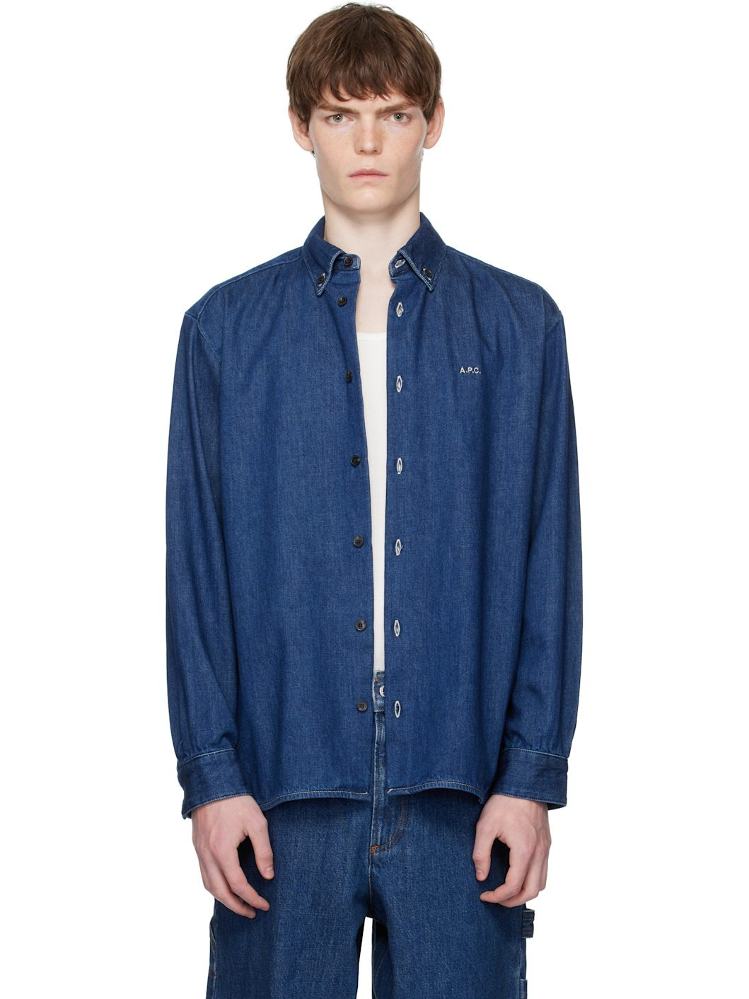 Blue Mathias Denim Shirt - 1