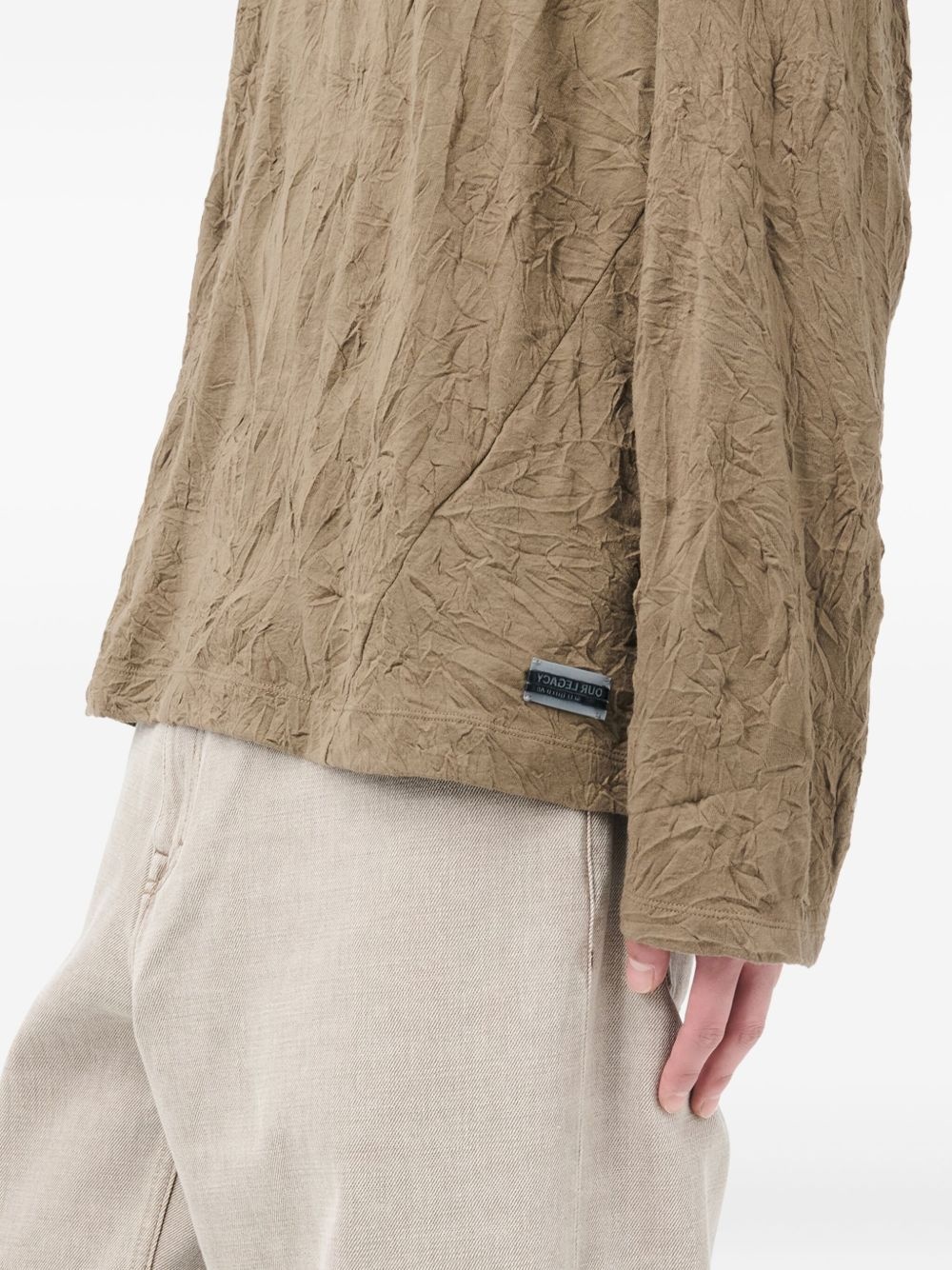 crew-neck long-sleeved T-shirt - 5