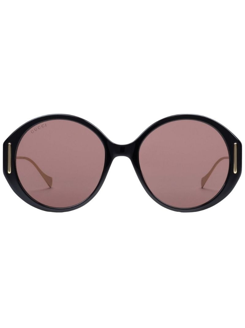 round-frame sunglasses - 1
