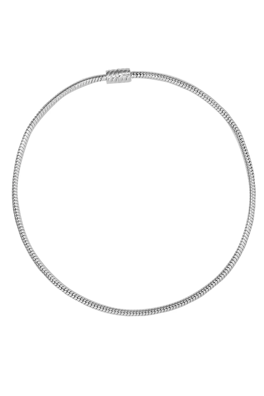 Madison Avenue Chain Necklace - Rhodium - 1