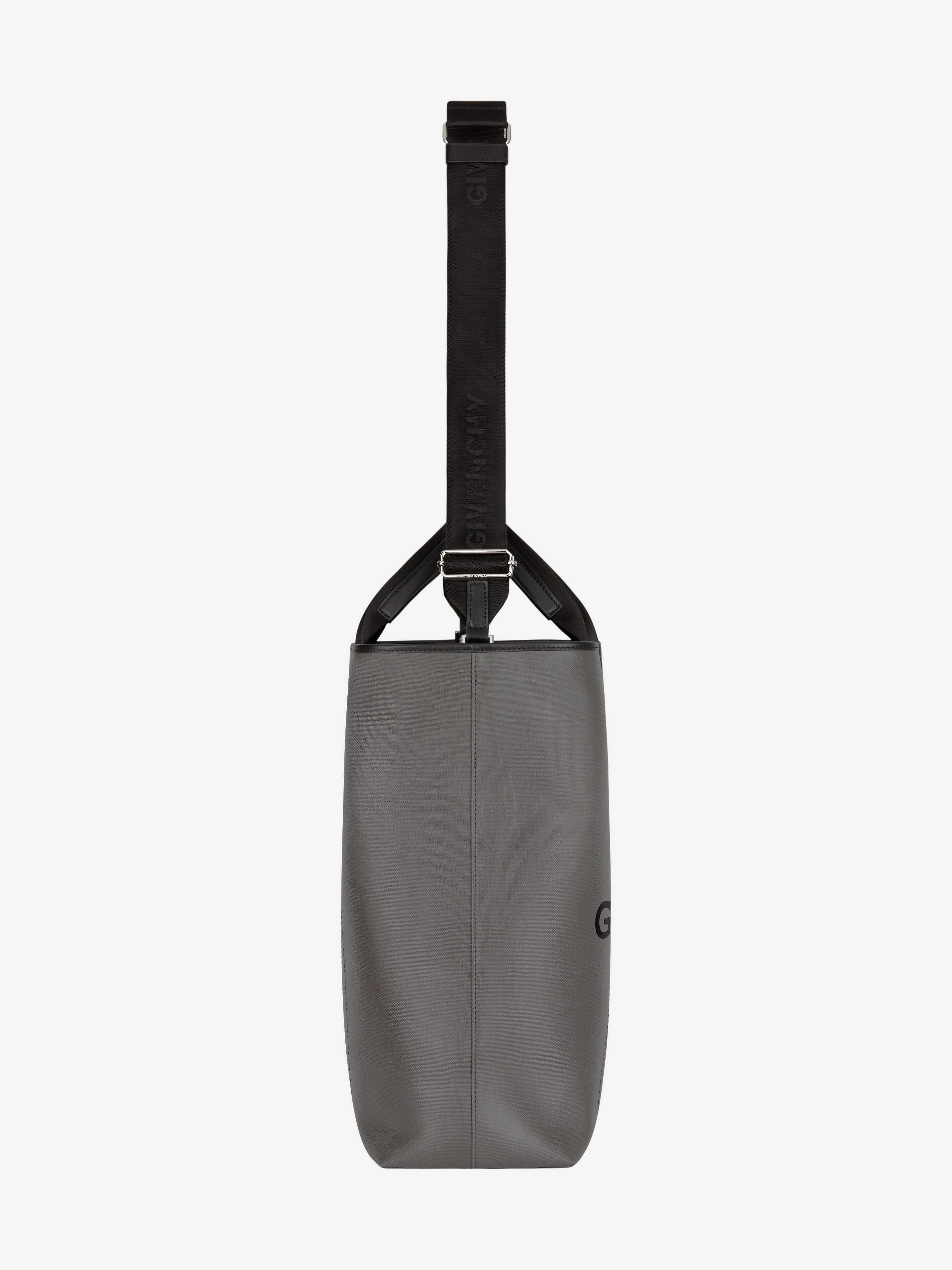 LARGE G-ESSENTIALS TOTE BAG IN COATED CANVAS - 3