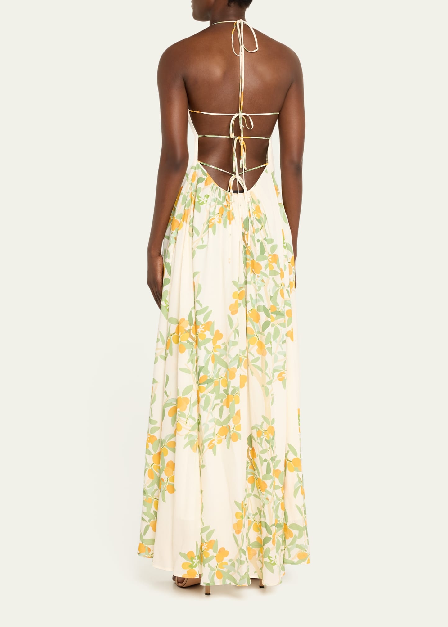 Frannie Floral Print Maxi Dress - 3