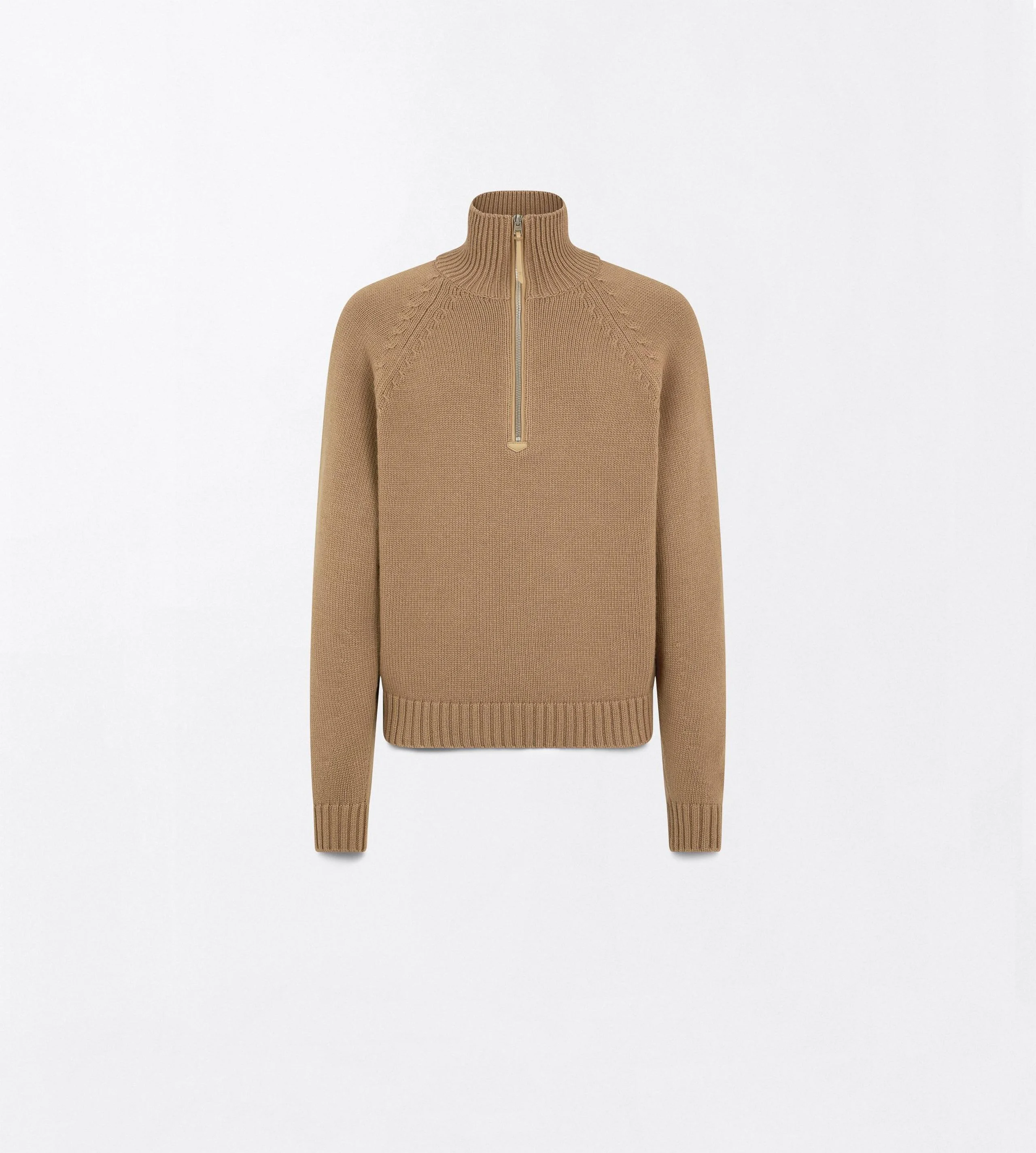 CASHMERE WOOL HALF ZIP - 1