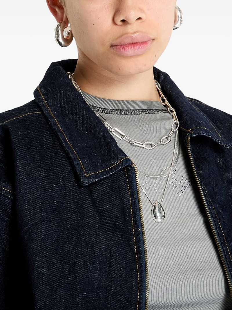 logo-embroidered jacket 4