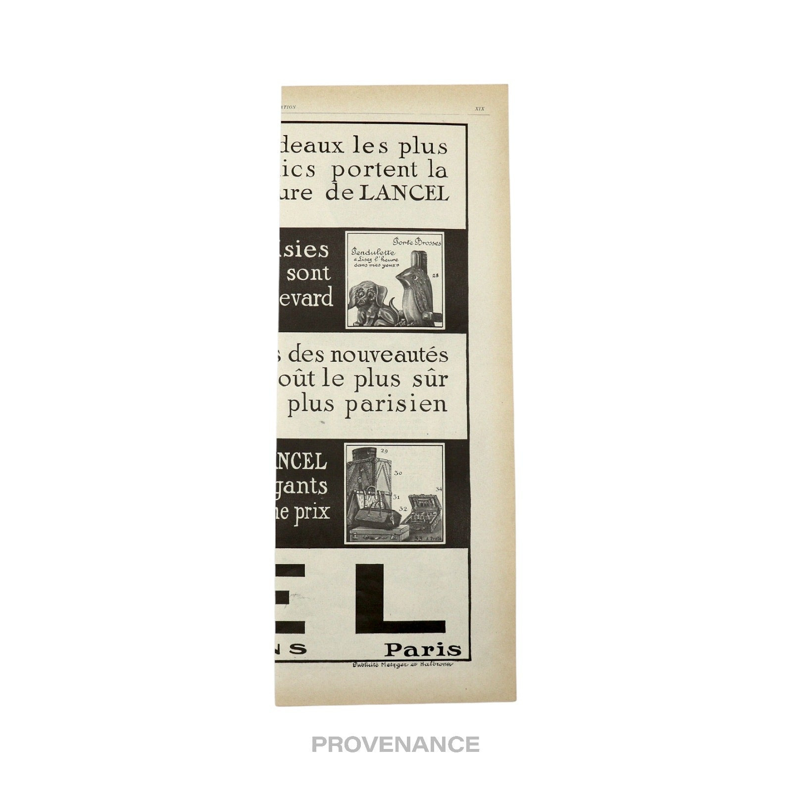 Hermes Antique Vintage Newsprint Ad - HERMÈS SELLIER - 4