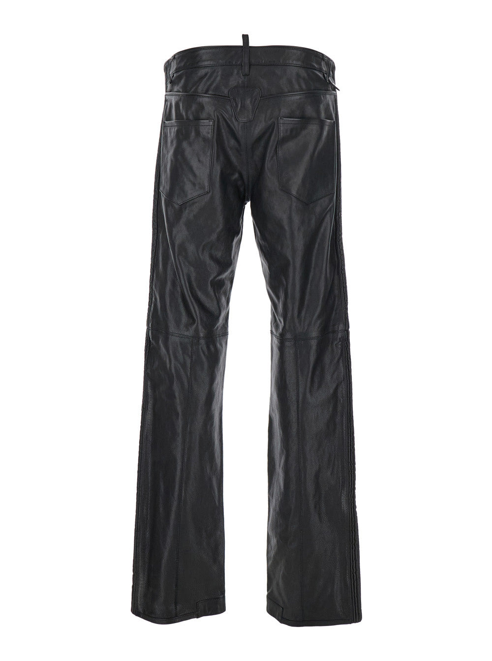 Dsquared2 Men 'Ducati X D2' Black Pants With Two Front Zip Closure And Logo Patches On The Front In  - 2