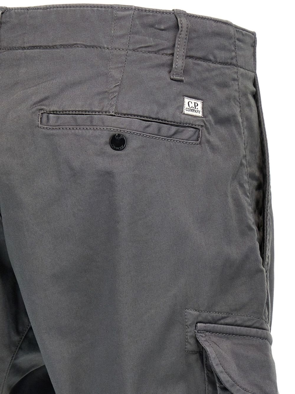logo-badge cargo trousers - 4