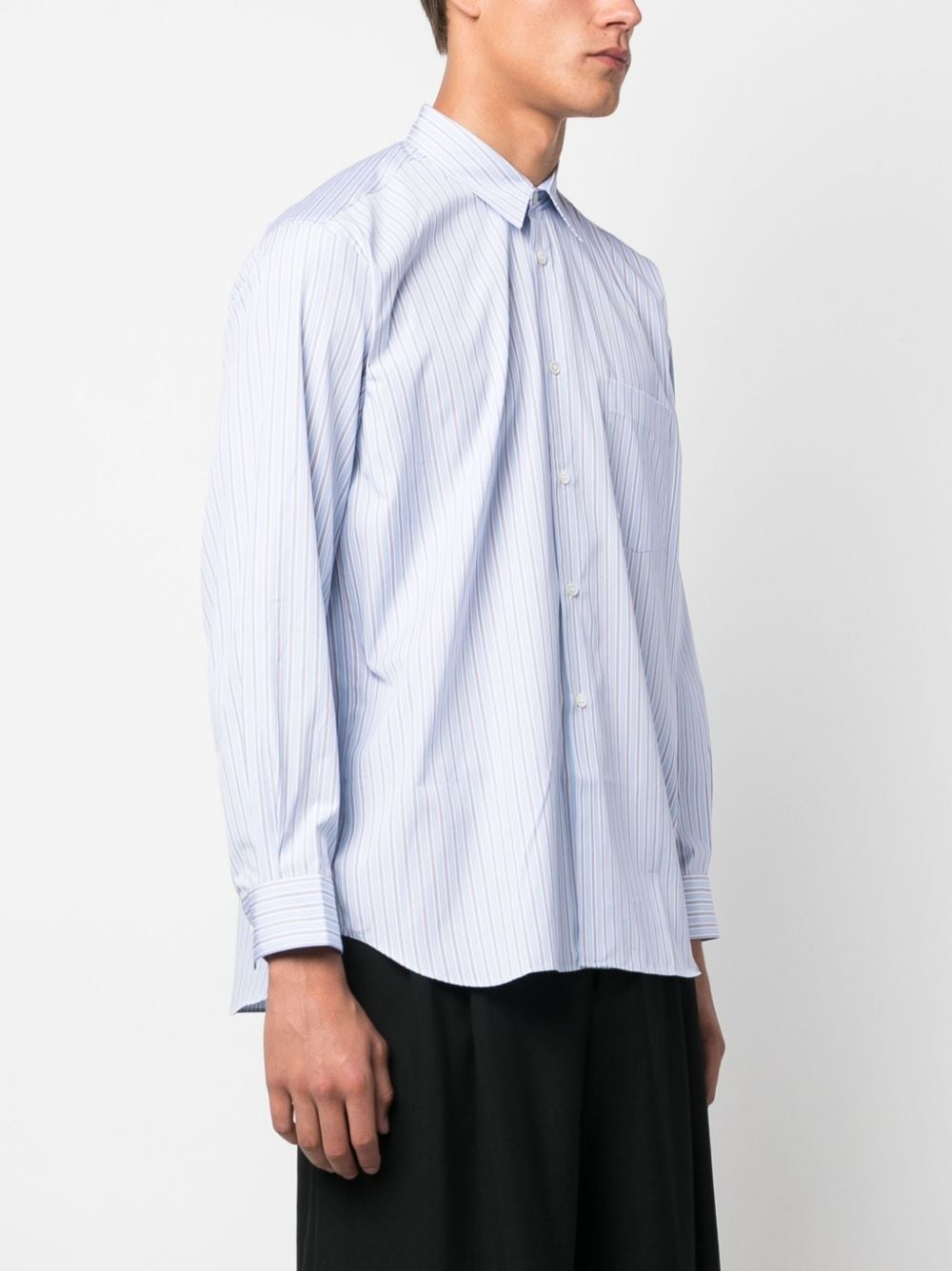 stripped cotton shirt - 3