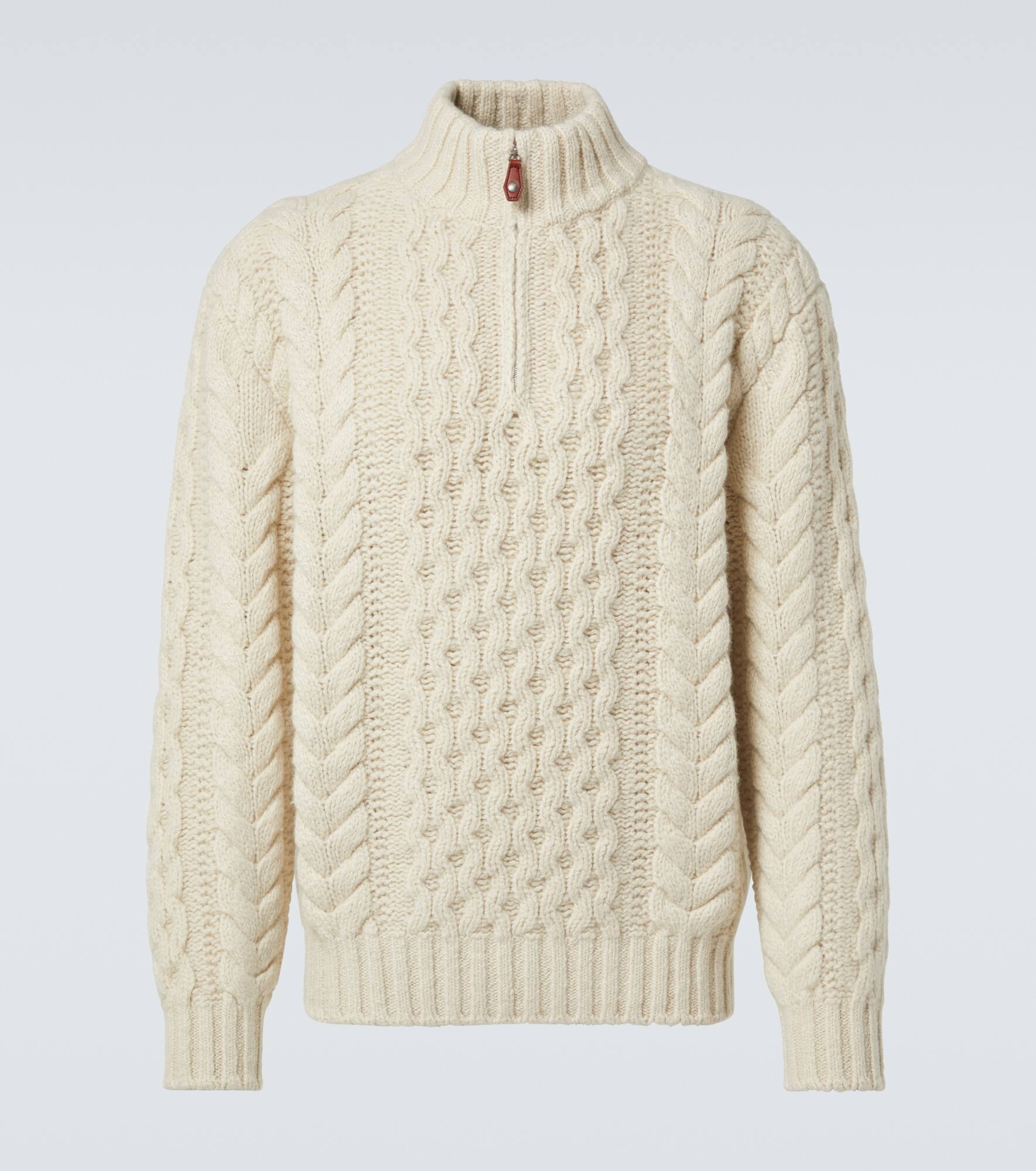 Valduggia half-zip cashmere sweater - 1