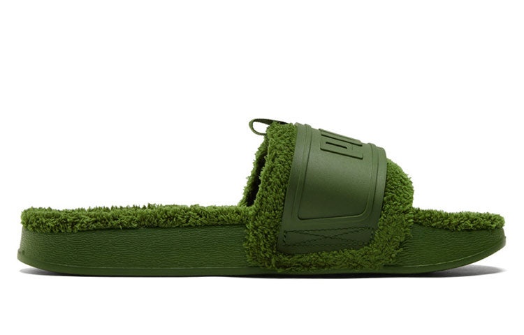 PUMA Leadcat Ylm Slide Winter Slipper Green 384411-03 - 2
