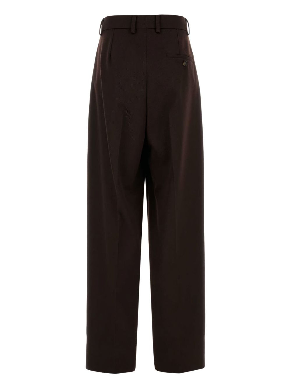 wool twill trousers - 2