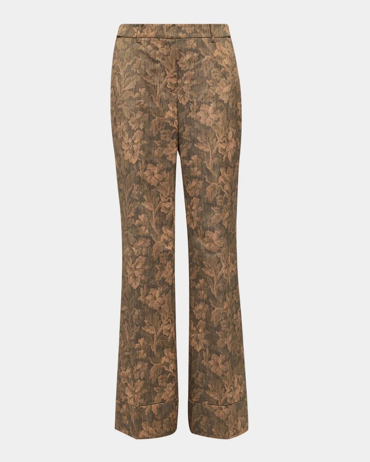 Melanie Floral Flare-Leg Pants - 1