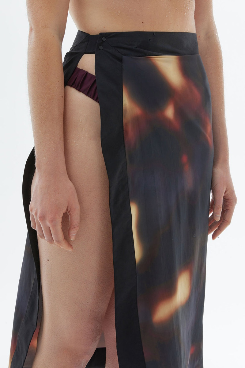 SUNNEI HAVANA PRINT SUN SKIRT outlook