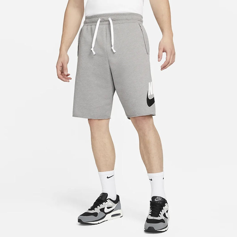 Men's Nike Lacing Breathable Logo Sports Shorts Gray DM6817-029 5