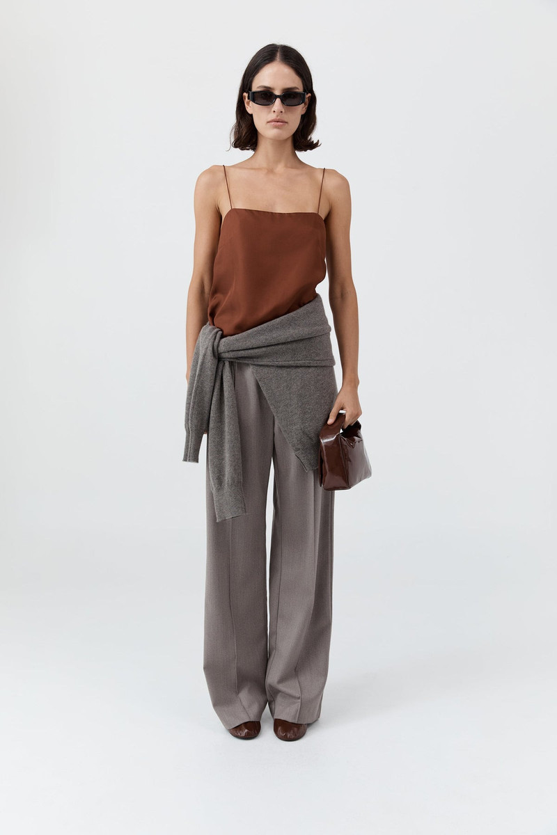 90s Silk Twill Cami - Brick 3