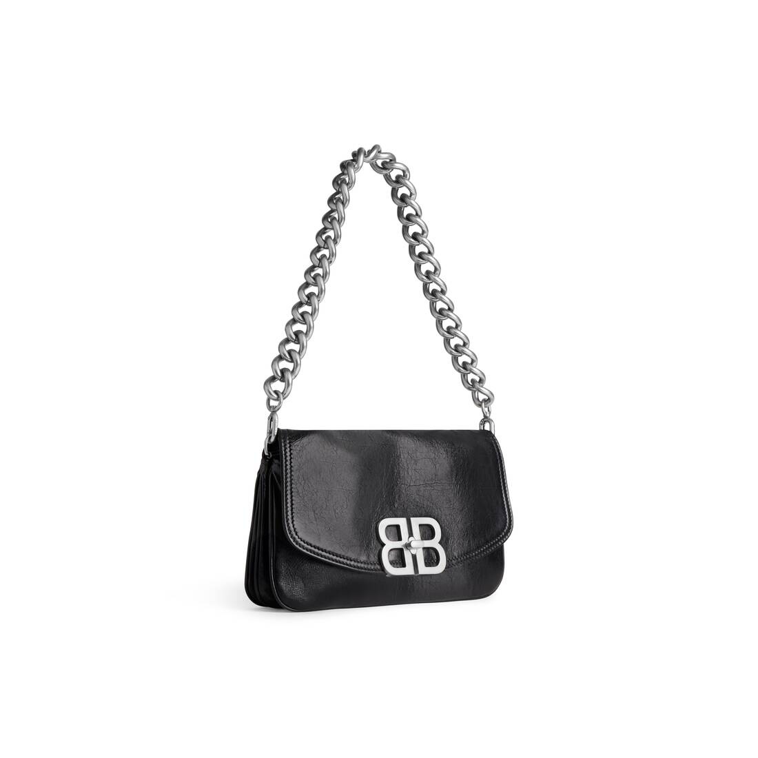 Women's Bb Soft Small Flap Bag  in Black - 2