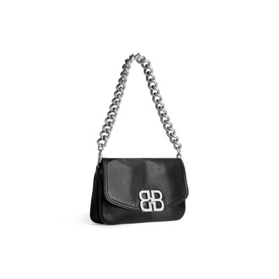 BALENCIAGA Women's Bb Soft Small Flap Bag  in Black outlook