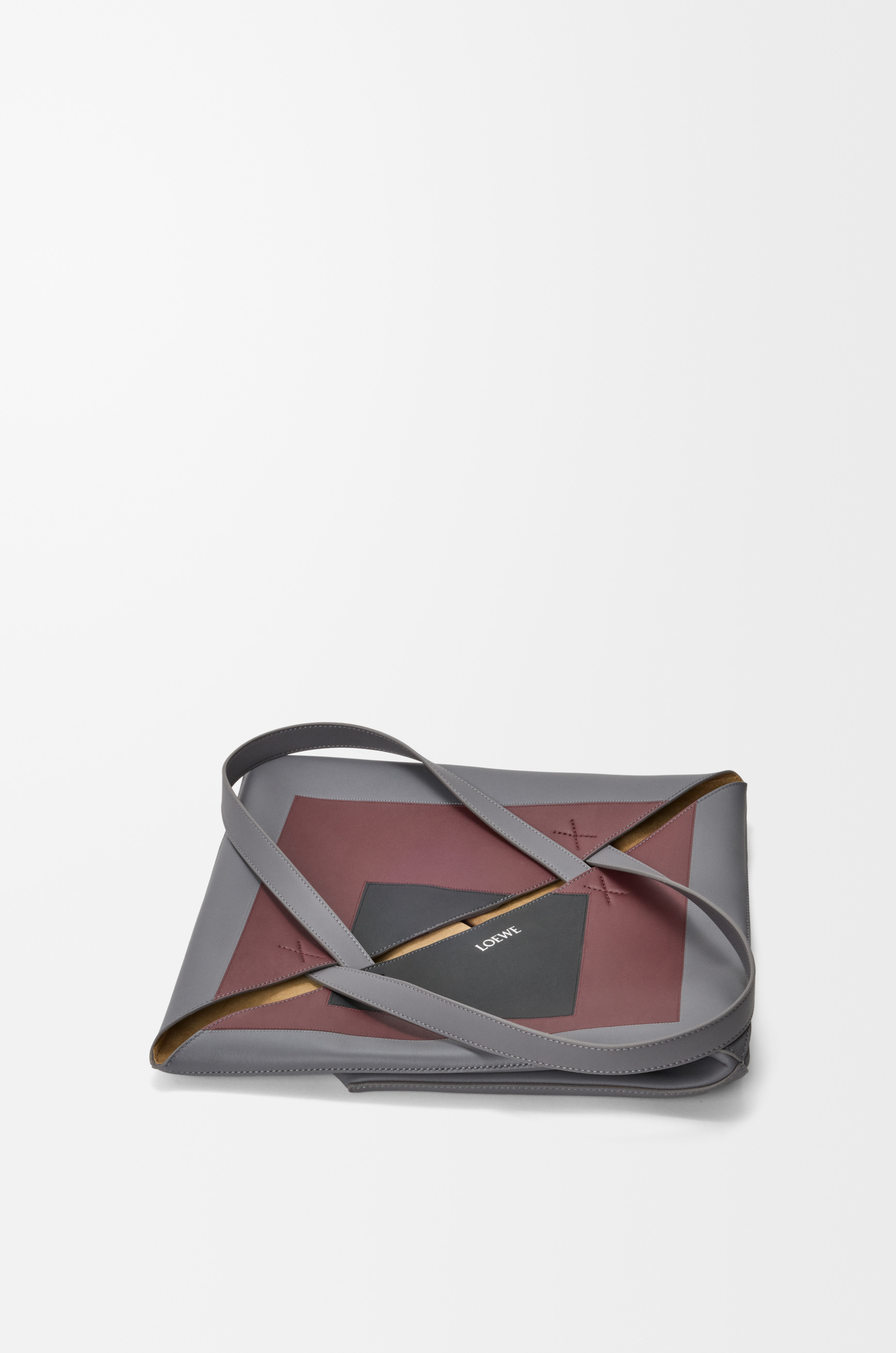 XL Puzzle Fold tote in nappa calfskin - 6