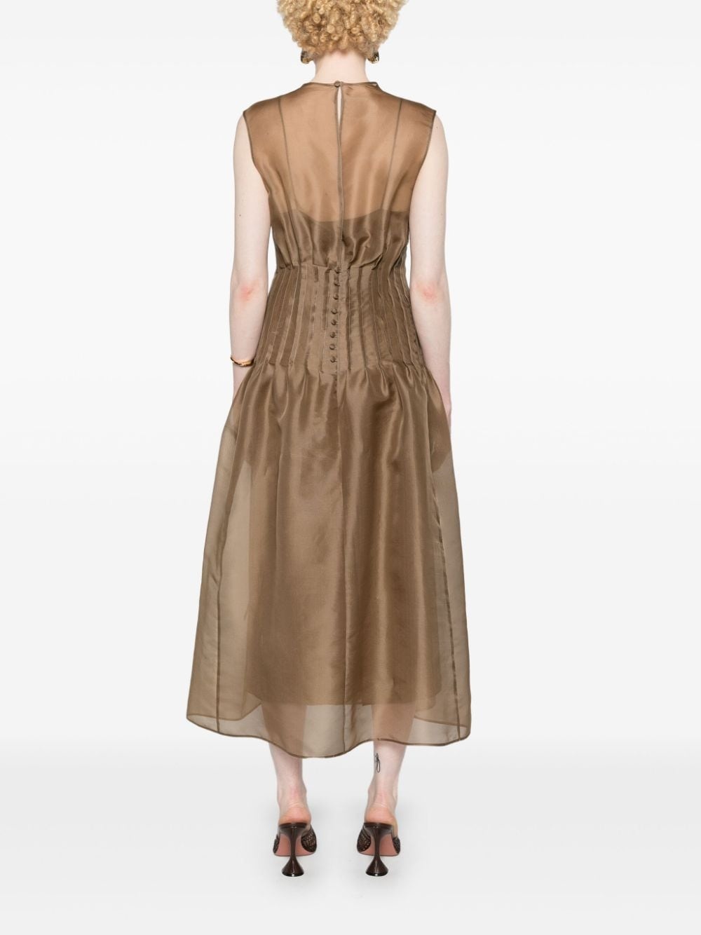 Wes sheer midi dress - 4
