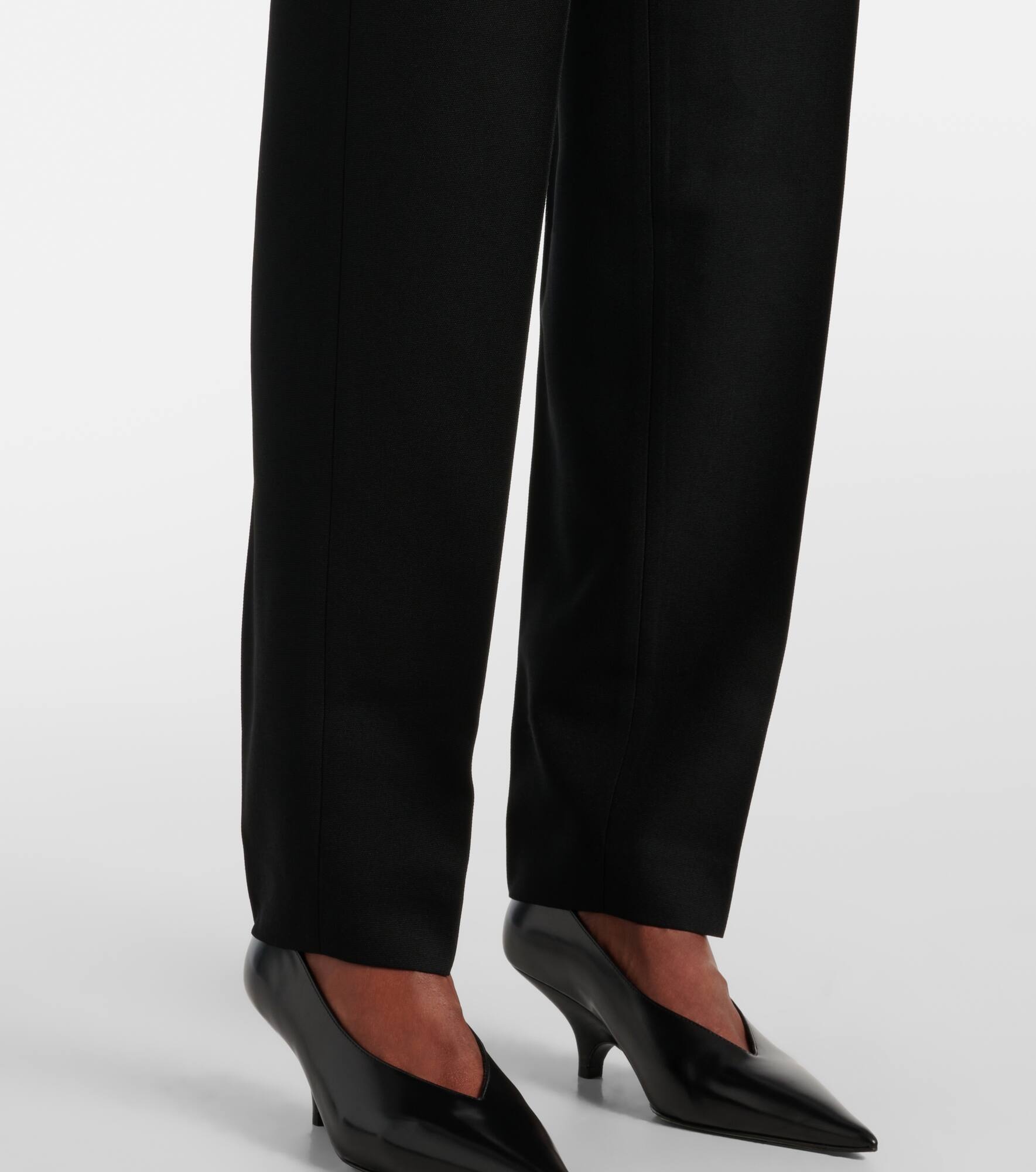 Low-rise straight pants - 5