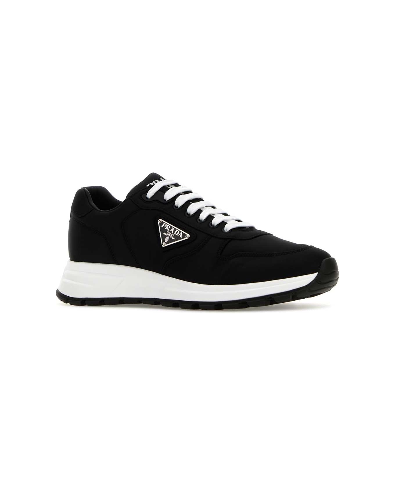 Prada Black Re-nylon Prax 01 Sneakers | italist | REVERSIBLE