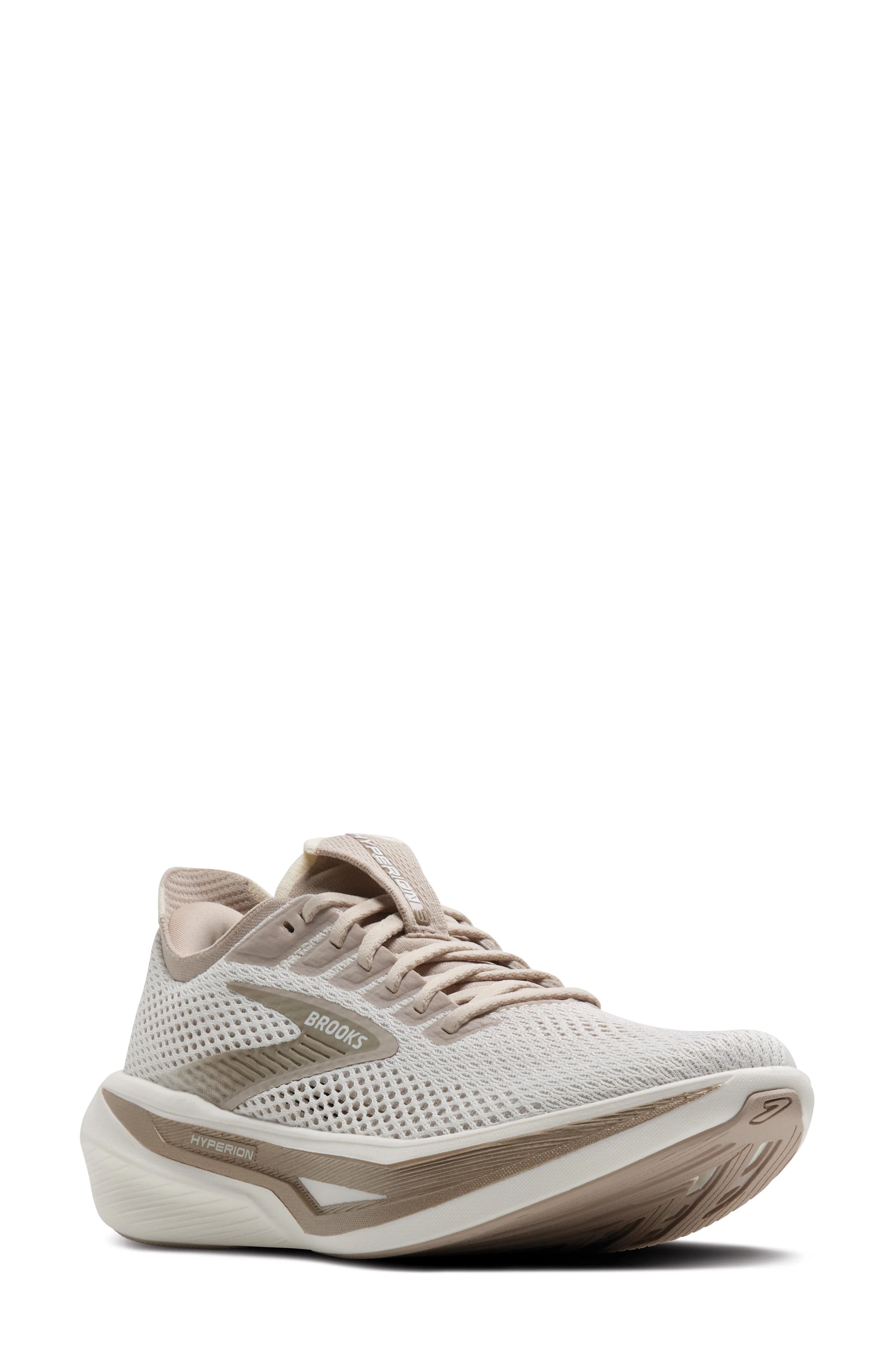 Brooks Hyperion 3 Running Shoe in Coconut/Bronze/Mushroom at Nordstrom - 1