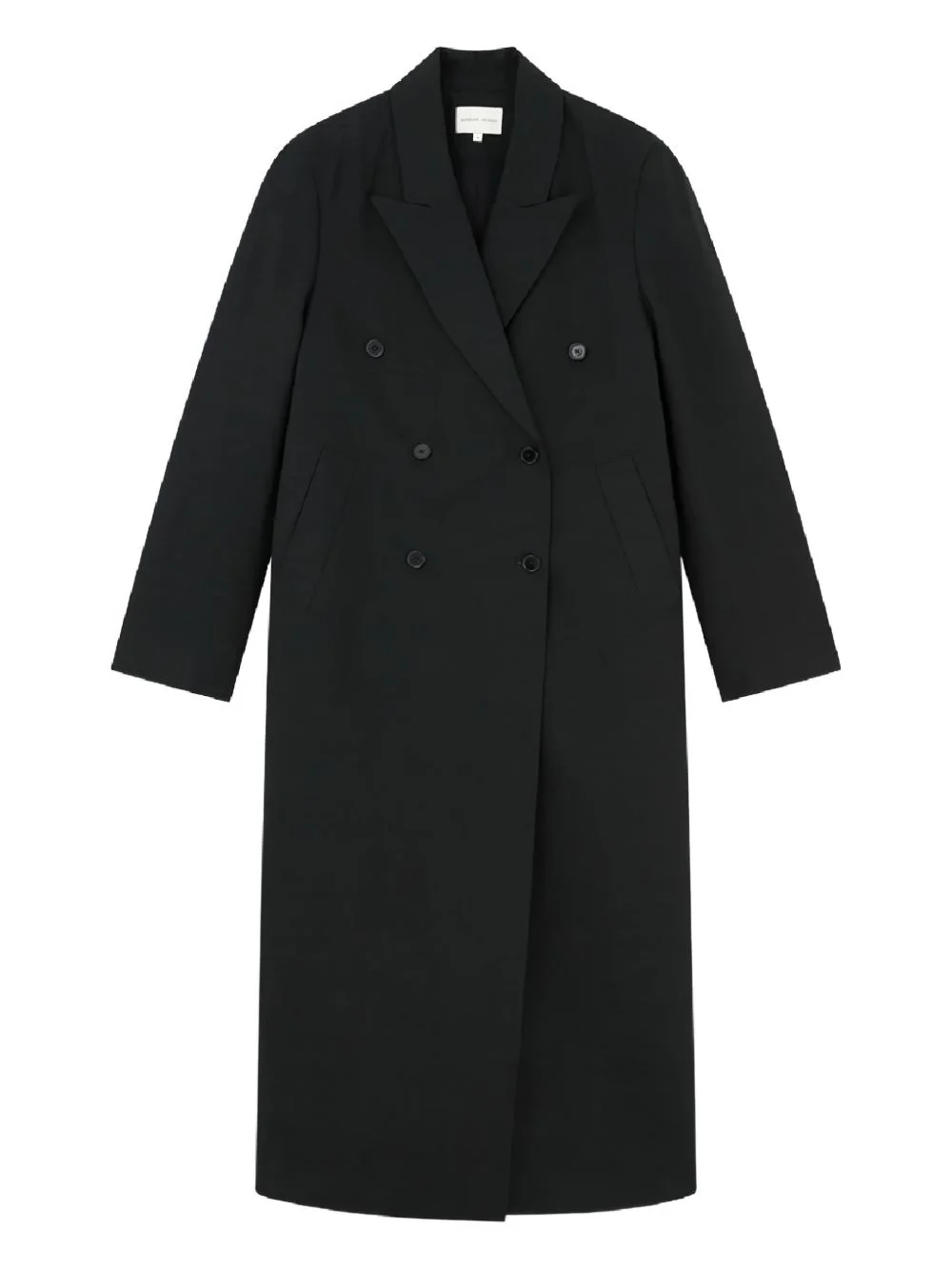 Temo lapel double-breasted coat - 1