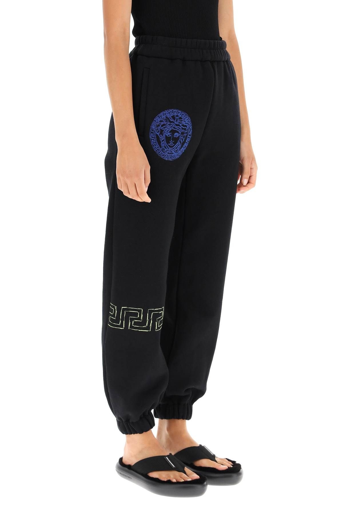 TRACKPANTS WITH MULTICOLOR GRECA - 3