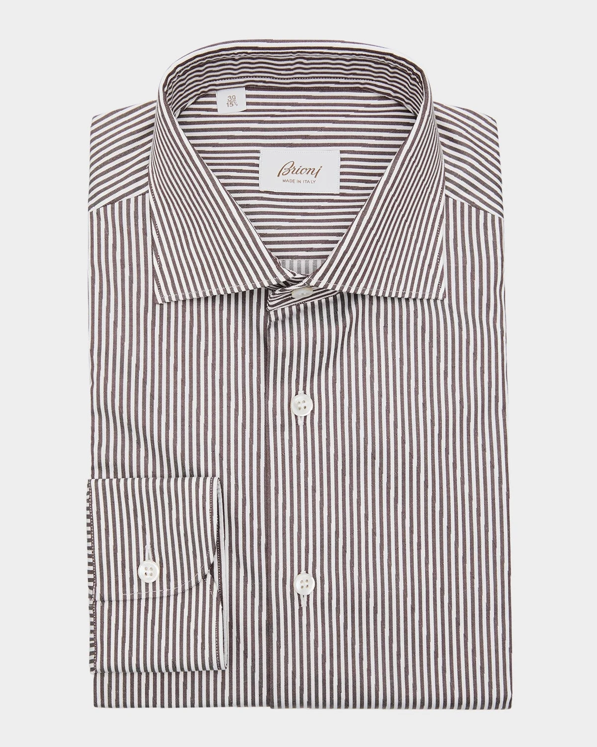 Men's Cotton Bengal Stripe Dress Shirt - 1