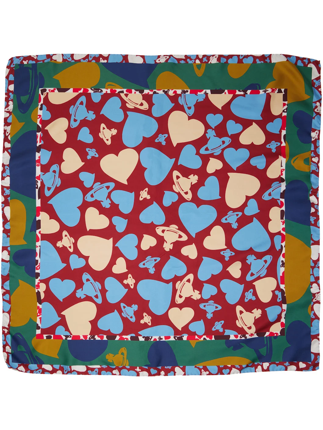Multicolor Square Scarf - 1