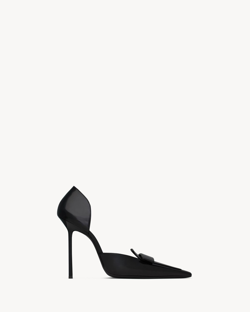 D'ORSAY PUMPS IN SMOOTH LEATHER - 1