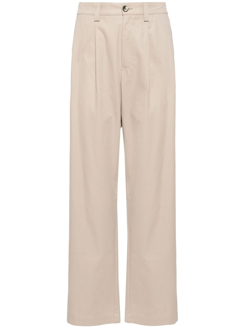 cotton wide-leg trousers 1