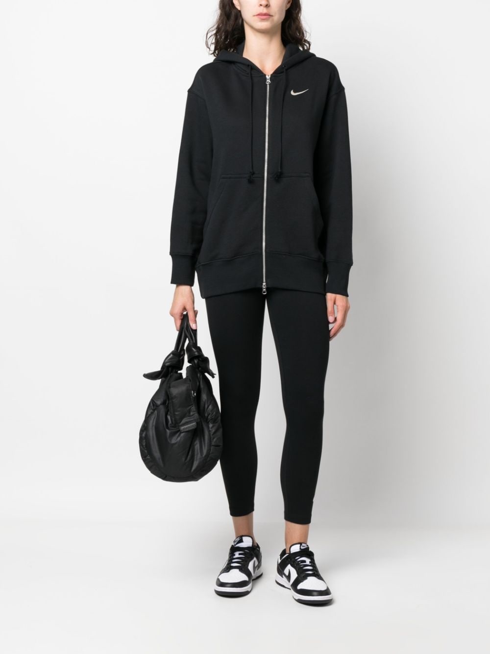 Phoenix logo-embroidered zip-up hoodie - 2