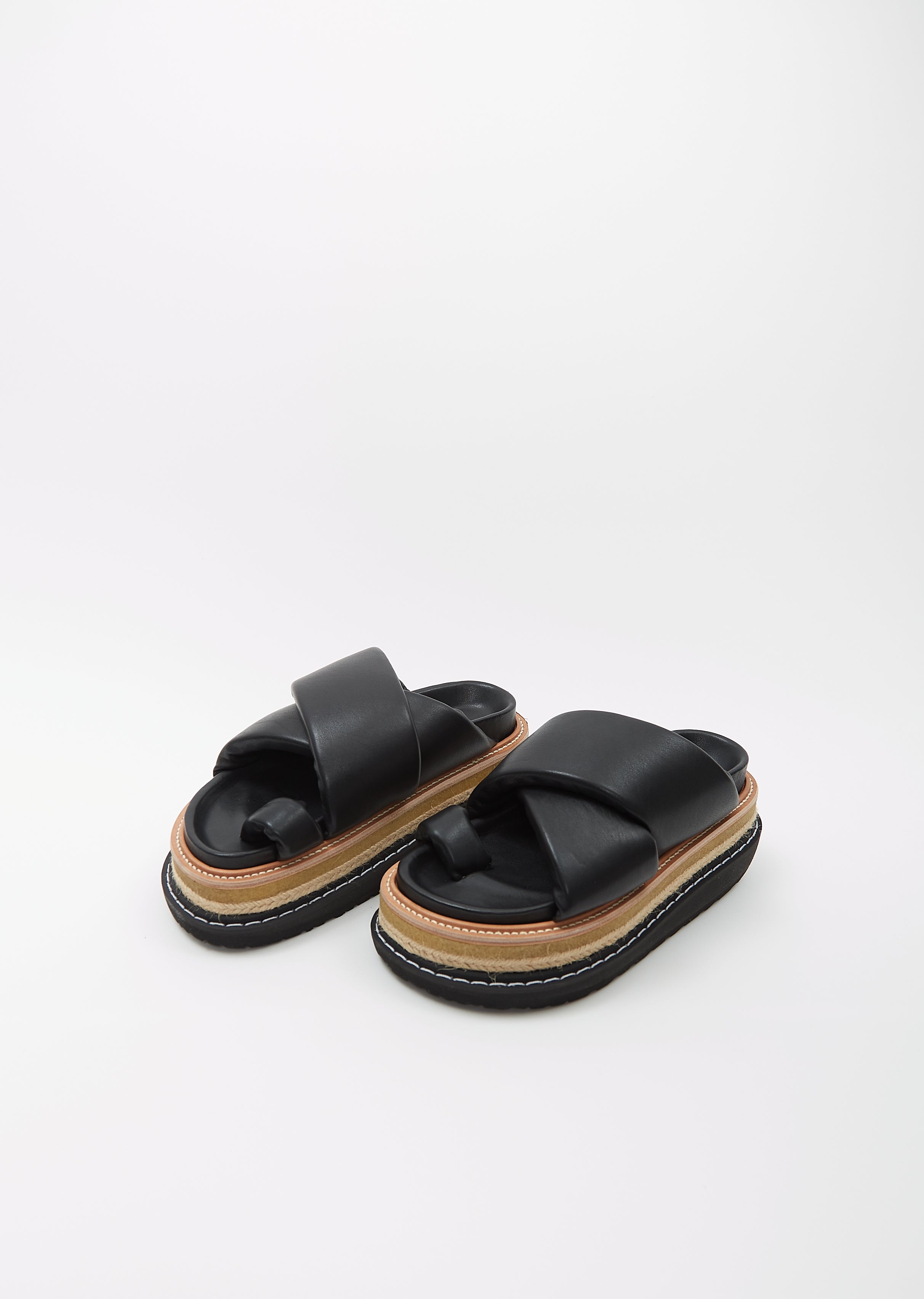 Leather Multiple Sole Sandals - 2