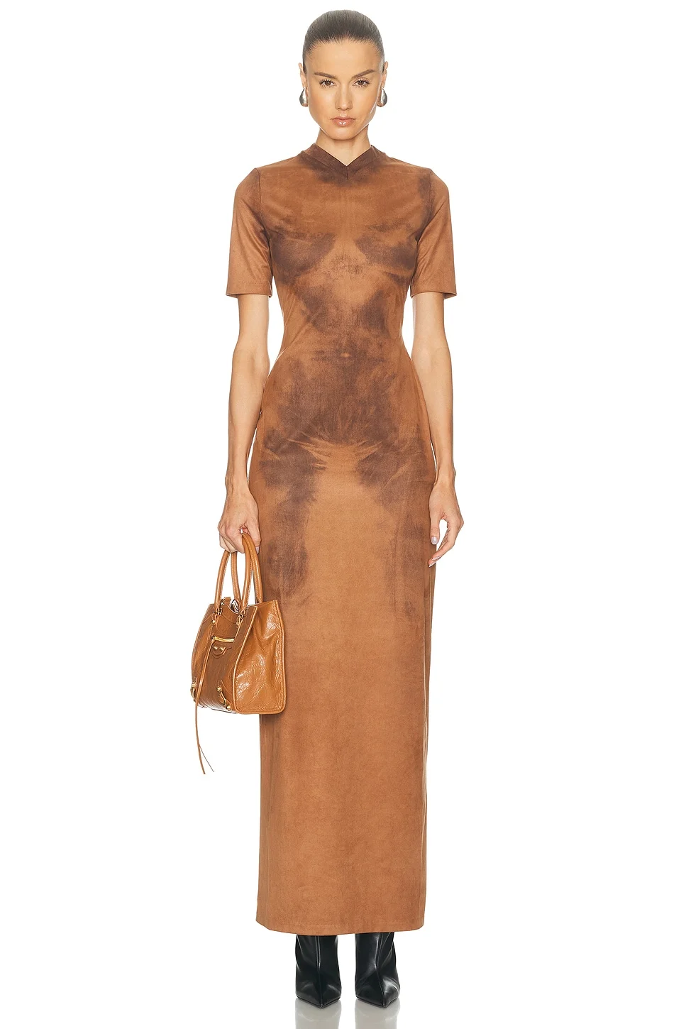 Dueda Faux Suede Dress - 1