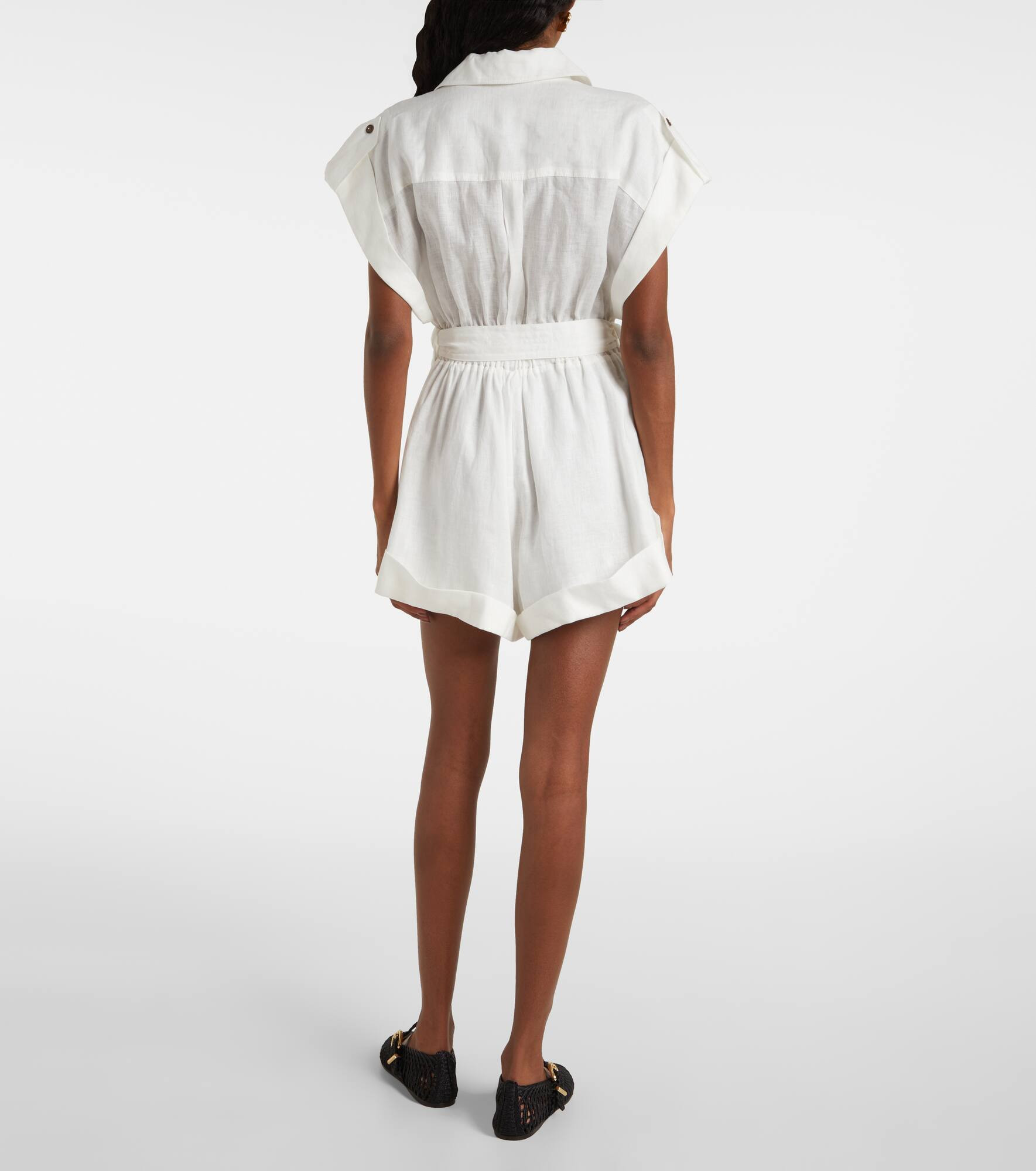 Linen playsuit - 3
