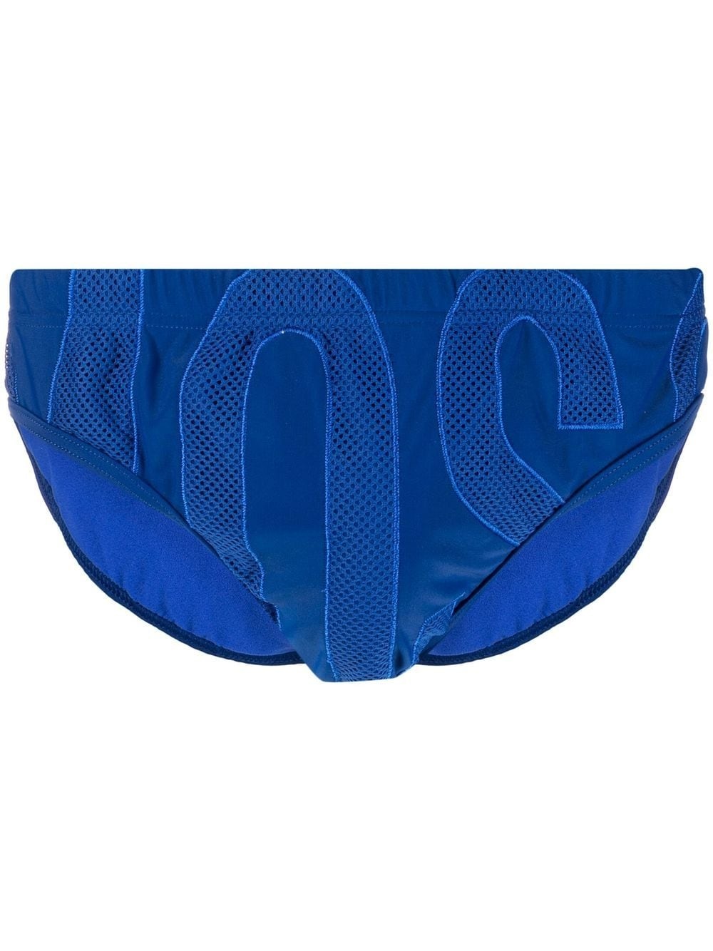 mesh logo swimming trunks - 1