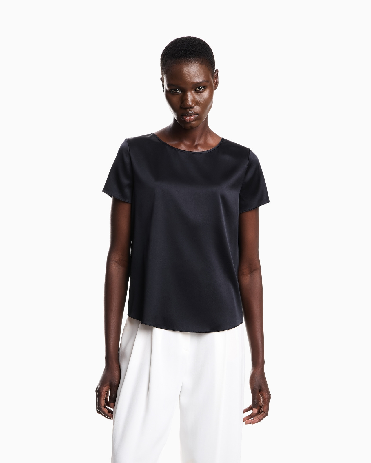 Silk satin blouse - 4