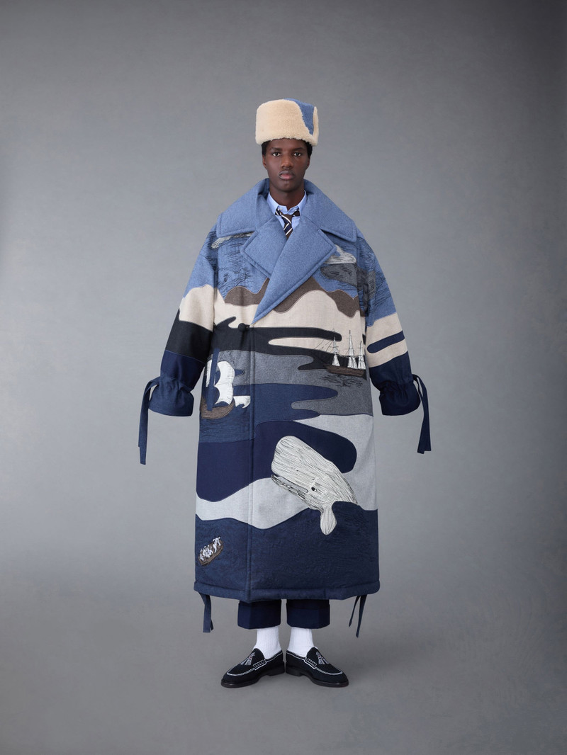 Flannel Patchwork Whale and Ship Trouser 3