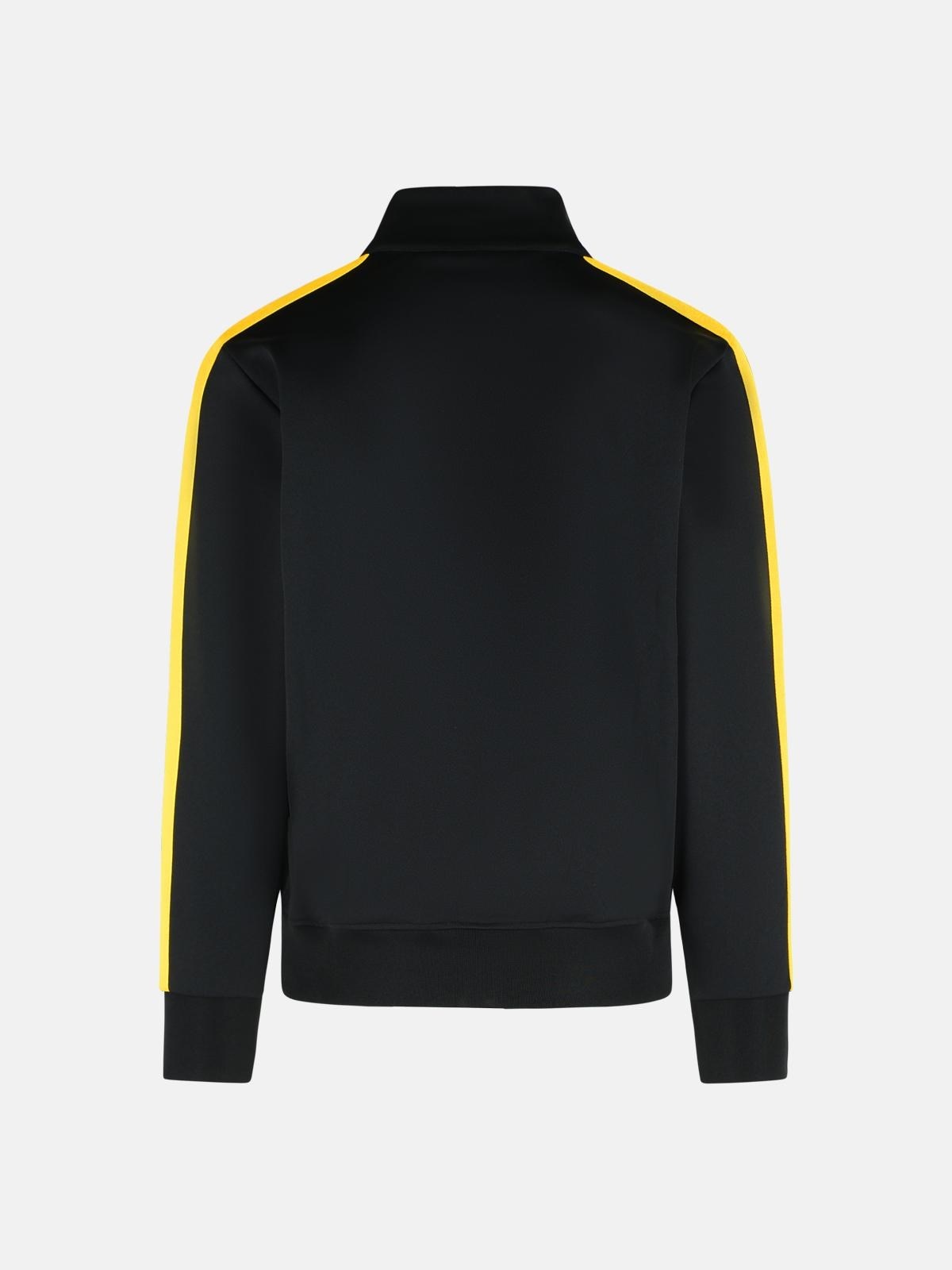 'TRACK' BLACK POLYESTER SWEATSHIRT - 3