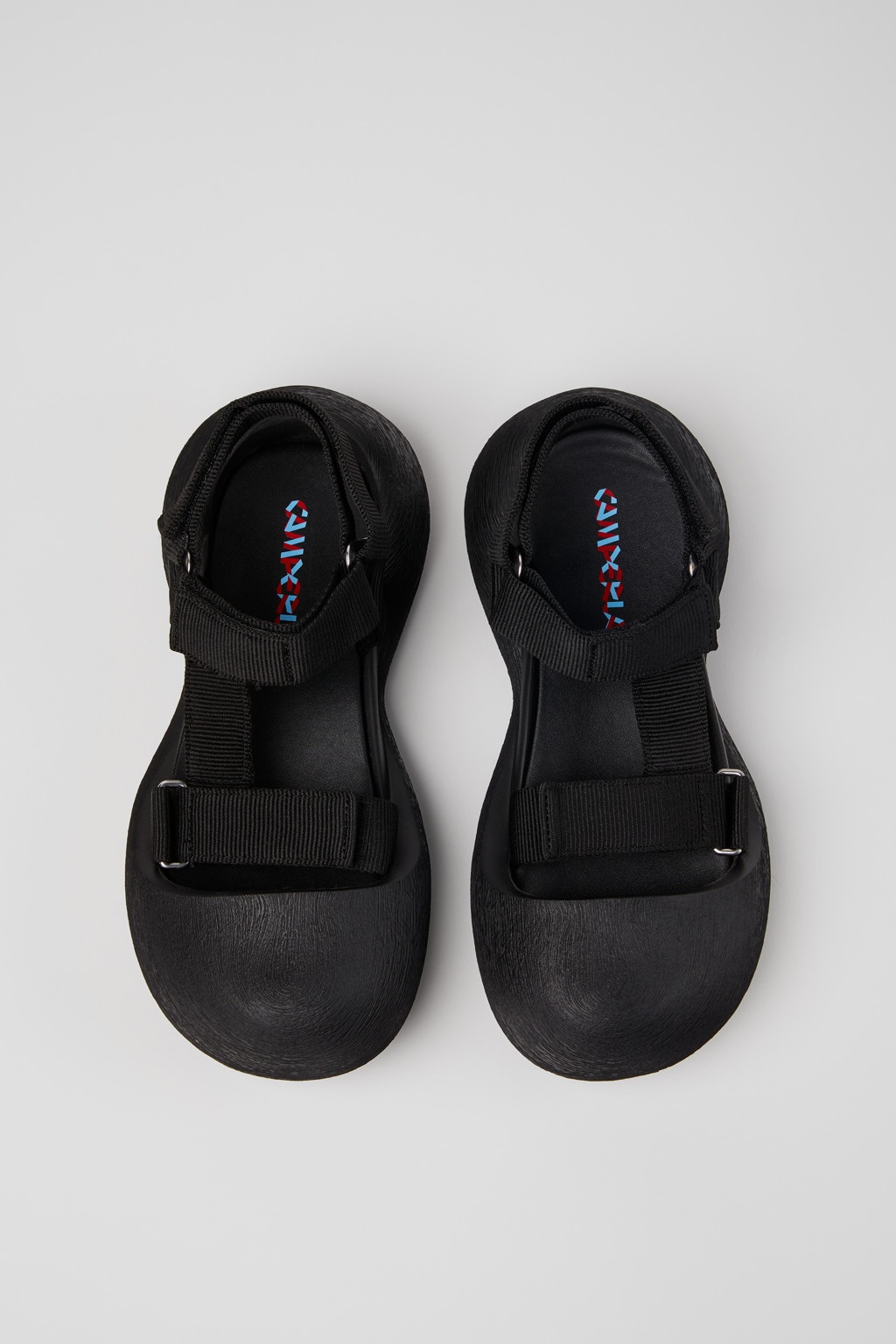 Black Recycled PET Sandals - 4