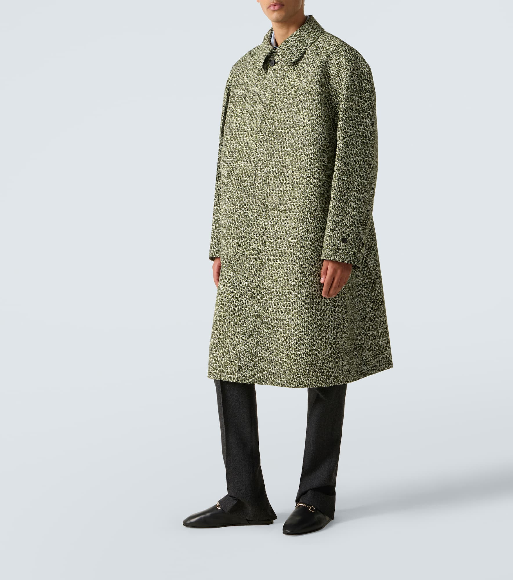 Printed poplin car coat - 2