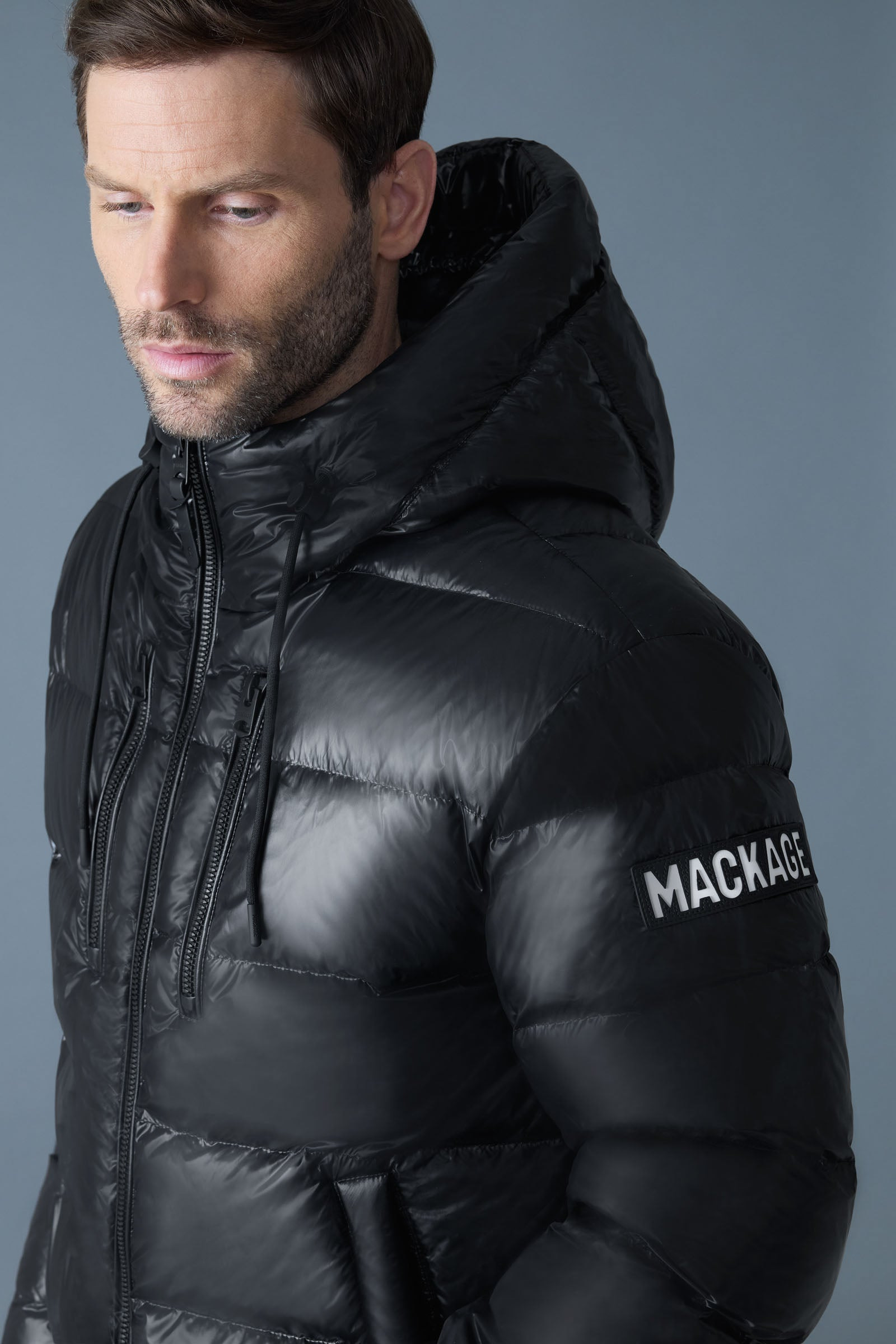 VICTOR-R Light Down Jacket with Storm Visor Hood - 5