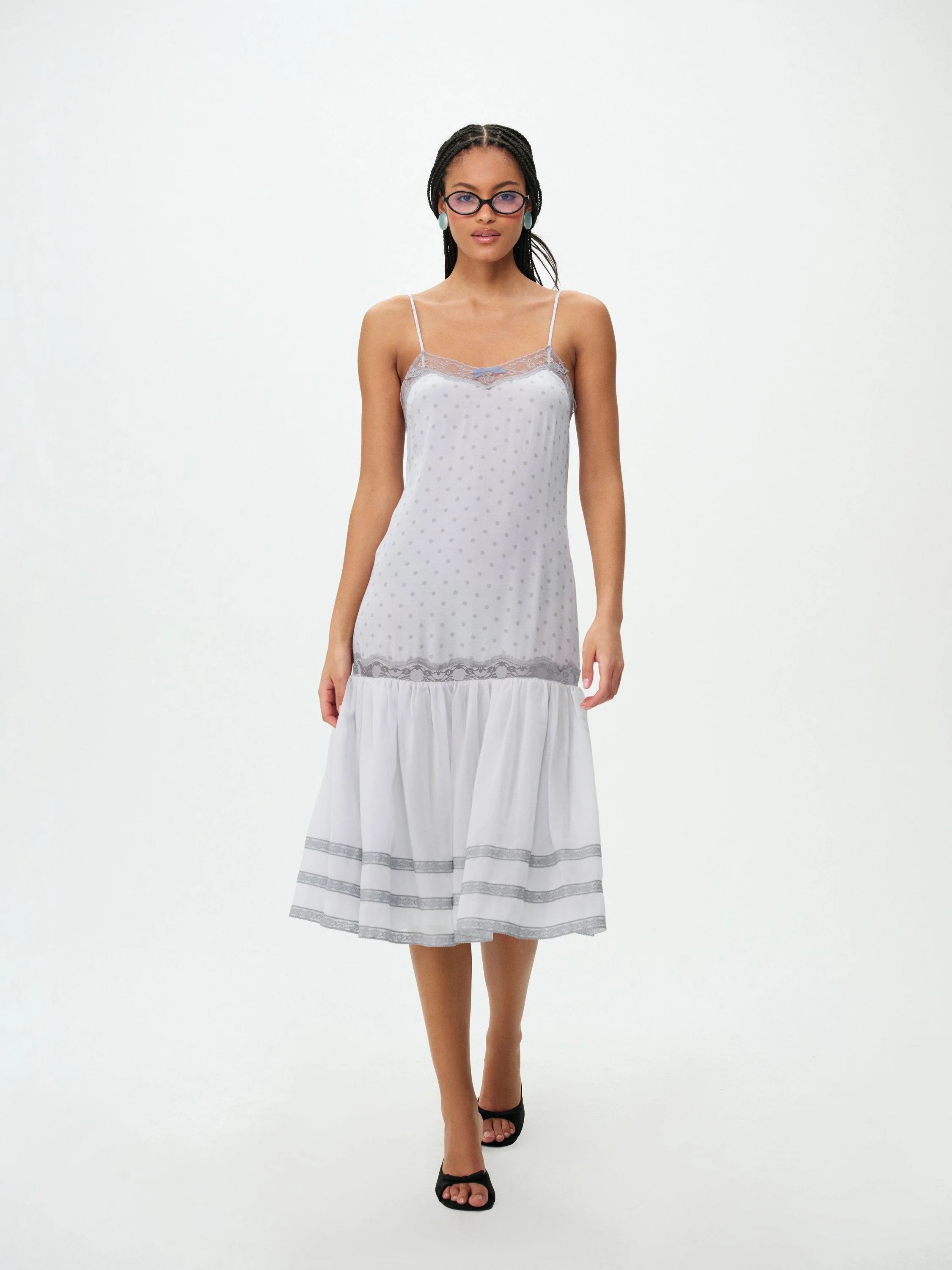 Piper Polka Dot Midi Dress - 1