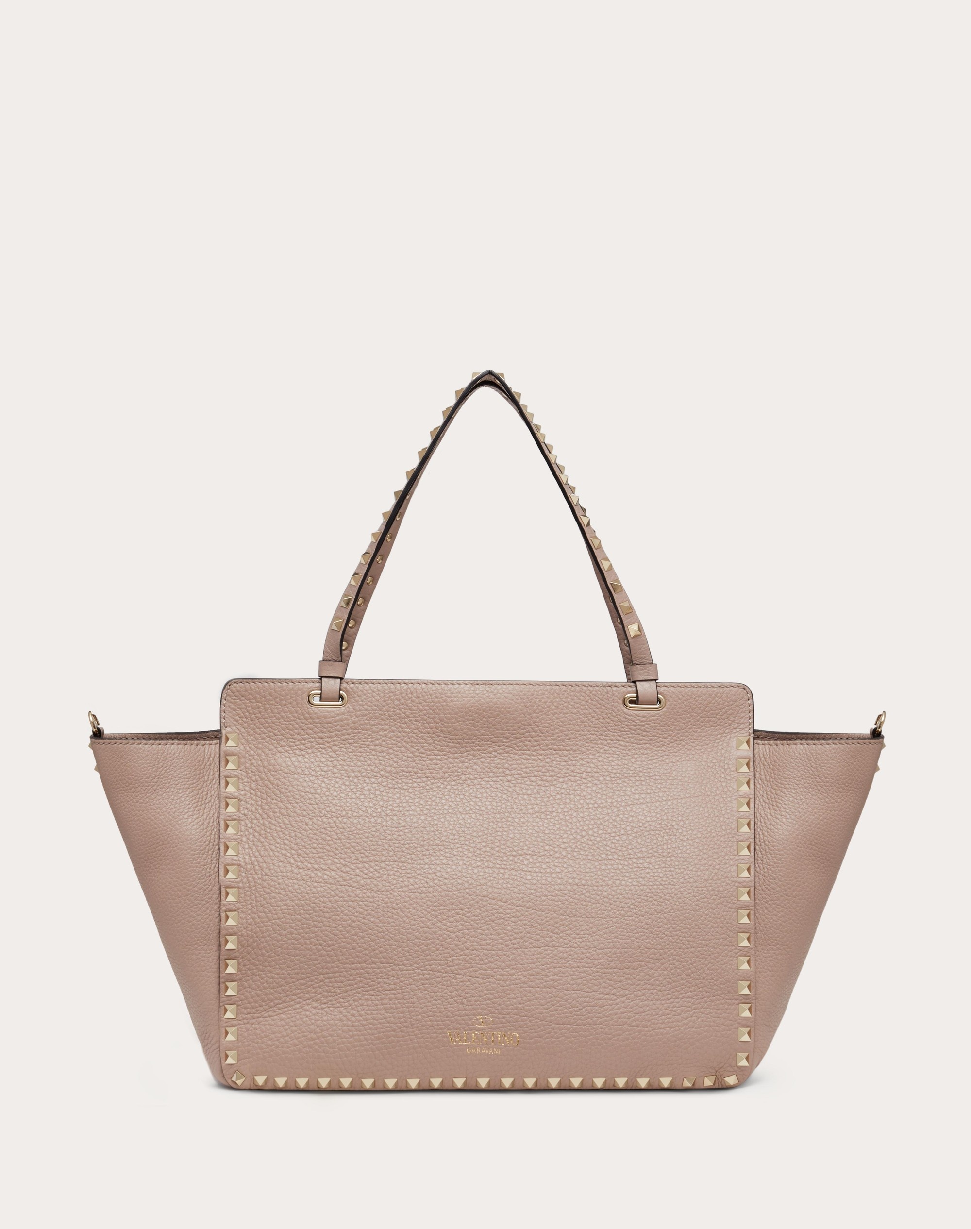 MEDIUM GRAINY CALFSKIN ROCKSTUD BAG - 4