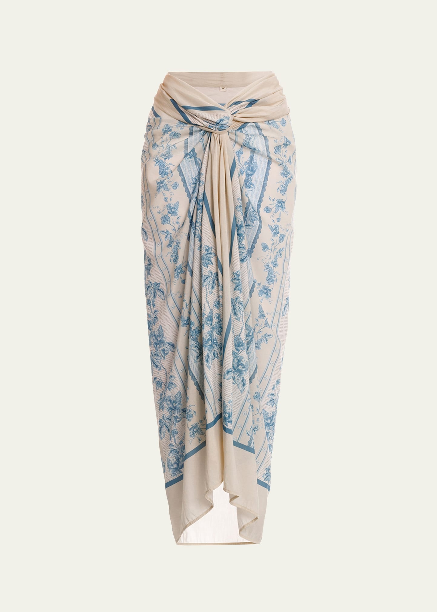 Lavanda Bougainvillea Pareo Coverup - 1