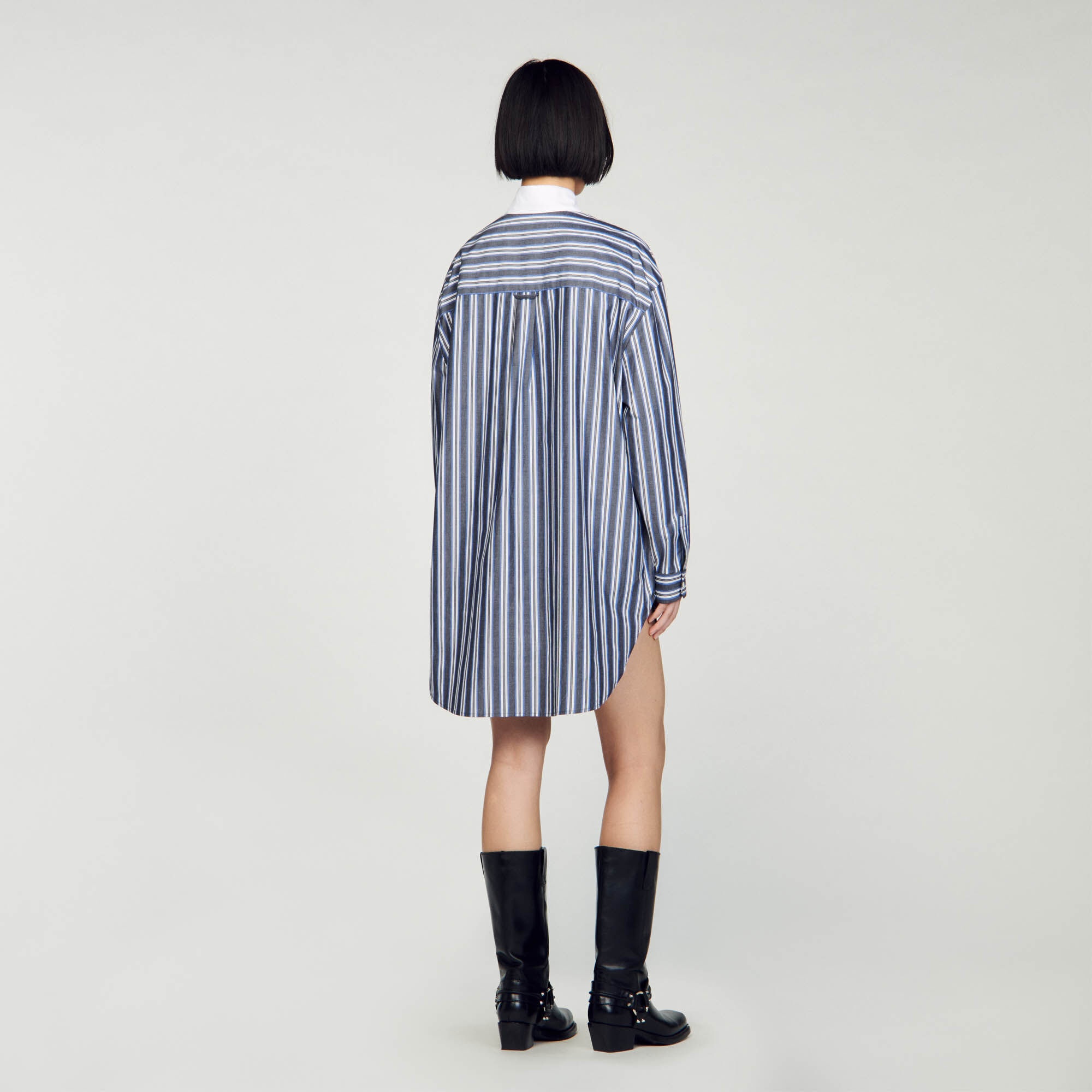 OVERSIZED STRIPED SHIRT - 6